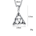 Stainless Steel Celtic Knot Pendant Necklace
