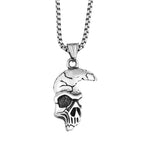Skull Pendant Necklace — Stainless Steel