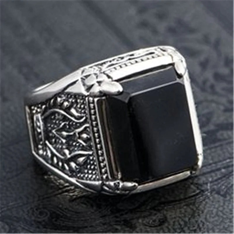 New 925 Sterling Silver Vintage Men Big Ring Classics for Man Women Wedding Simple Jewelry Engagement Gifts Fashion Party Ring