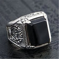 New 925 Silver Vintage Men Big Ring for Man Women Sterling-silver Wedding Simple Jewelry Engagement Gifts Fashion Party Ring