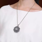 Flower 925 Silver Pendant Necklace