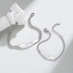 Minimal Adjustable Mobius Bracelet — Stainless Steel