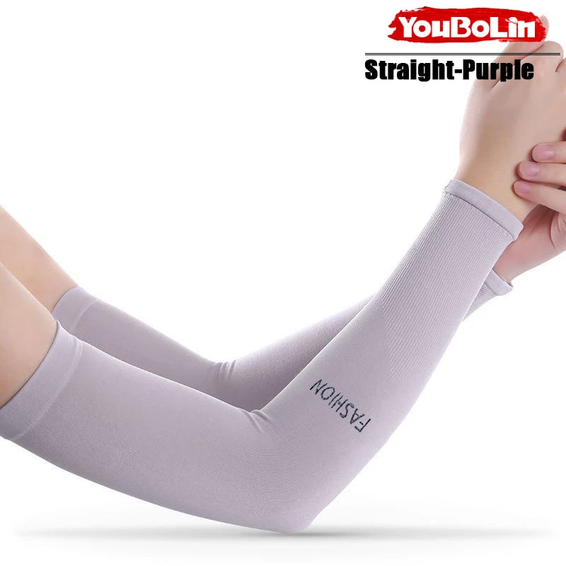 Outdoor Bicycle Fishing Sleeve Cover Colorful Sun Protection Arm Guard Cooling Sun Protection Arm Cooling UV Protection