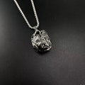 Steel Pendant European American Retro Cute Bulldog