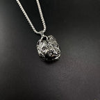 Steel Pendant European American Retro Cute Bulldog