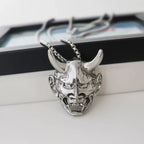 Ghost Face Devil Pendant Necklace — Stainless Steel