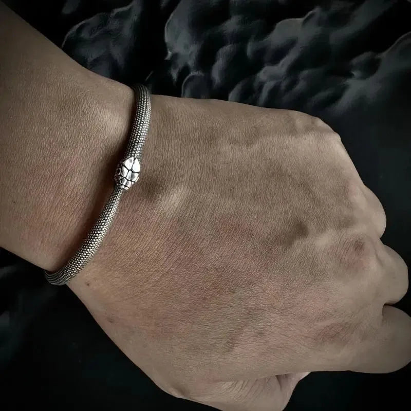 Infinite Symbol of Ouroboros Bracelet Retro Snake Minority Mysterious High Sense