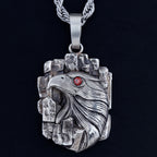Eagle Head Pendant — Stainless Steel