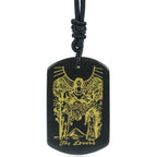 Tarot Black Pendant Necklace