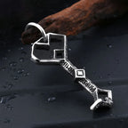 Vintage Key Pendant Necklace — 316L Stainless Steel
