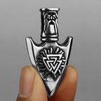 Odin Rune Viking Stainless Steel Pendant Necklace