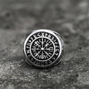 Nordic Viking Letter Fashion Retro Ring Men's Punk Ring Hip Hop Rock Party Motorcycle Accessories Jewelry Accessories