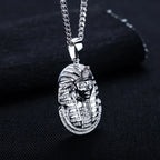 Iced Out Pharaoh Pendant — 925 Silver