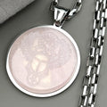 Horus Eye Gold Pendant Natural Stone Egyptian