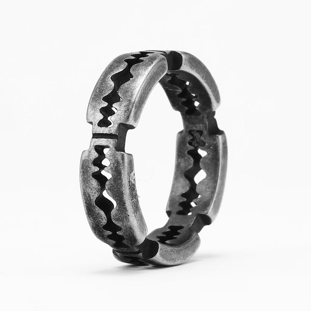 Razor Blade Ring — Stainless Steel
