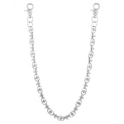 Punk Rock Cross Wallet Chain Necklace — Zinc Alloy