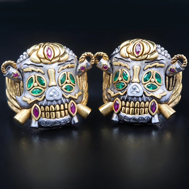 Skull Ring — 925 Silver
