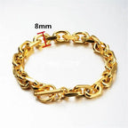 8mm O-Chain Bracelet — Stainless Steel