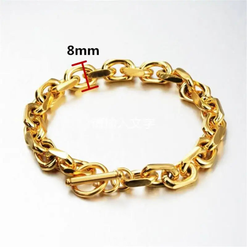 8mm O-Chain Bracelet — Stainless Steel