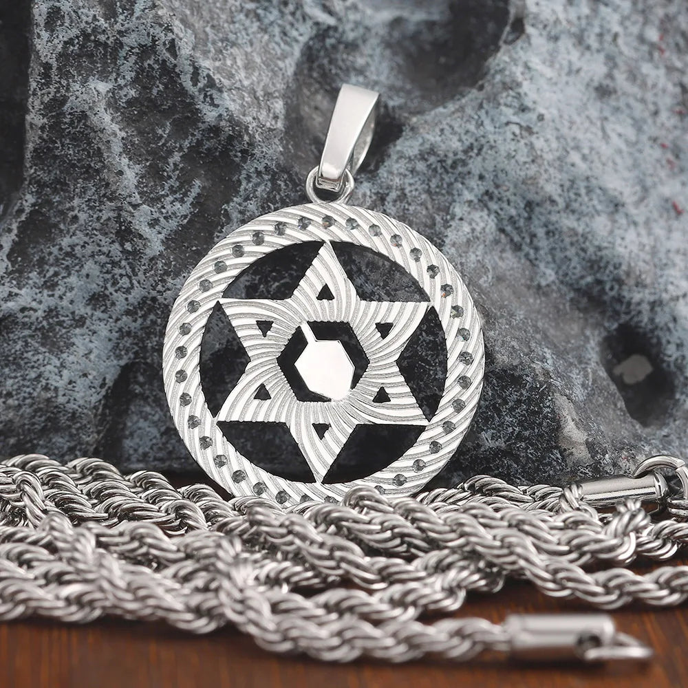 Star of David Pendant — 925 Silver