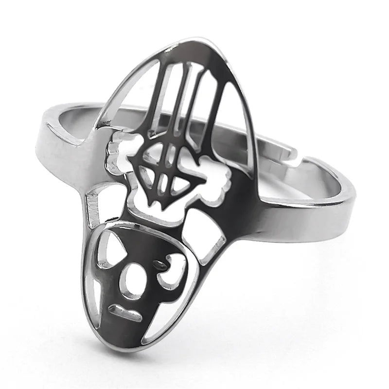 Statement Ring — Stainless Steel Adjustable