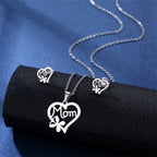 Mama Letter Pendant Necklace — Minimal