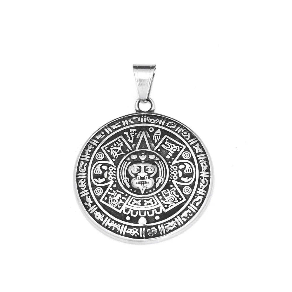 Statement Stainless Steel Pendant Necklace