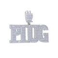 New Iced Out Bling CZ Letter Cross Pendant Necklace Various Design 5A Zircon Two Tone Color Badge Charm Men's Hip Hop