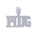 New Iced Out Bling CZ Letter Cross Pendant Necklace Various Design 5A Zircon Two Tone Color Badge Charm Men's Hip Hop