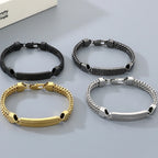 Classic 8MM Men's Keel Link Chain Bracelet for Man Solid 316l Stainless Steel Men's Bracelets Boys Jewelry Accessory