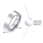 Classic Band Ring — Stainless Steel