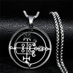 Lilith Demon Seal Necklace — Silver