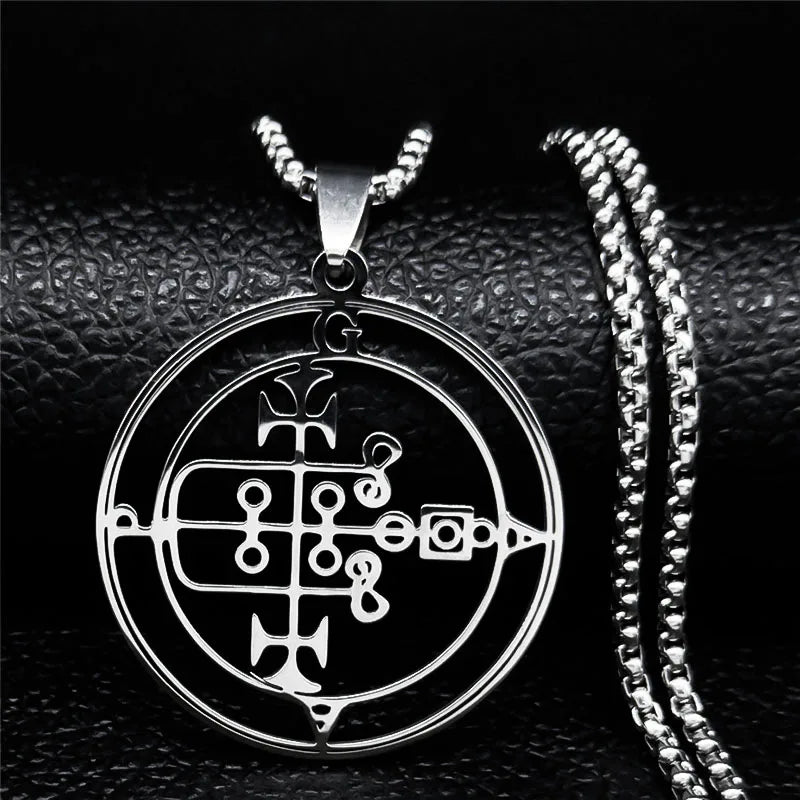 Lilith Demon Seal Necklace — Silver
