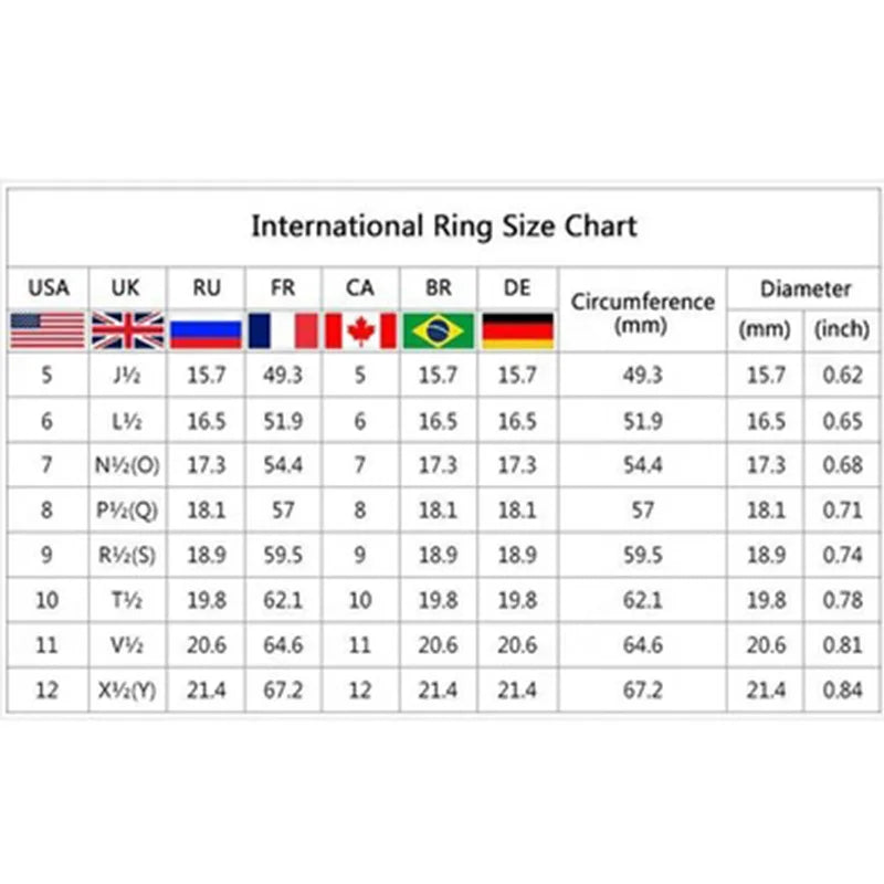 Milangirl Fashion Hip Hop Rock Rings Bling Iced Out Cuban Link Chain Micro Pave CZ Crystal Ring For Women And Man