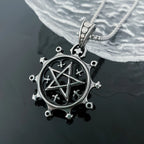 Pentagram Viking Amulet Pendant Necklace — Stainless Steel