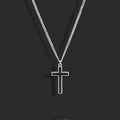 Cross Black Pendant Japanese Korean