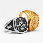 Masonic Ring — Stainless Steel