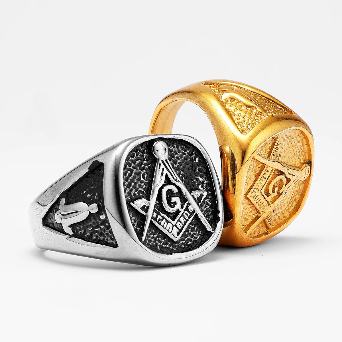 Masonic Ring — Stainless Steel