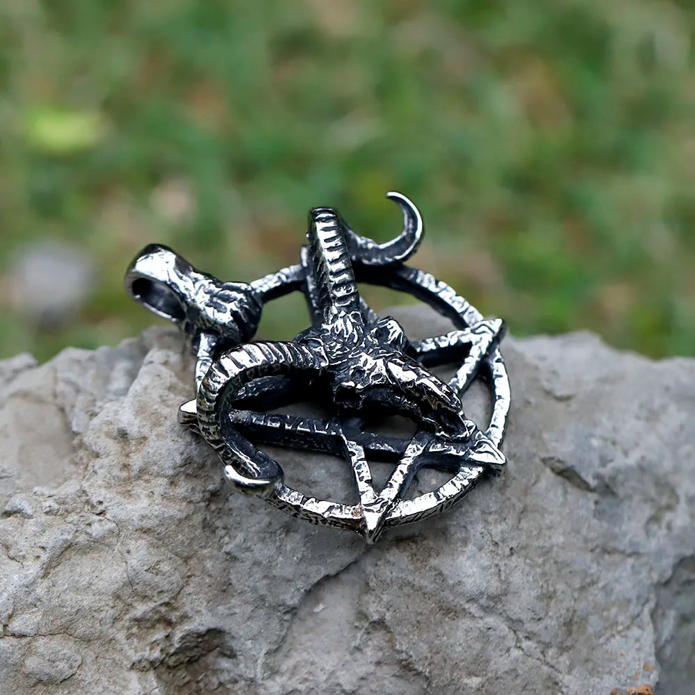 Viking Stainless Steel Pendant Necklace