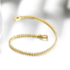 New 2&3&4mm Moisssanite Tennis Bracelet Original 925 Sterling Silver Jewelry Moisssanite Diamond Tennis Chain for Women