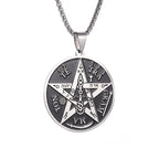 Trendy Mogan David Star Pendant High-Quality Alloy Israel Jewish Star of David Necklace for Men Jewelry
