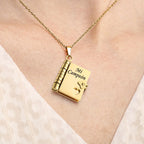 Openable Book Spanish Mi Campeón Son Necklace Mi Pequeña Estrella Daughter Necklaces My Little Star Choker Birthday