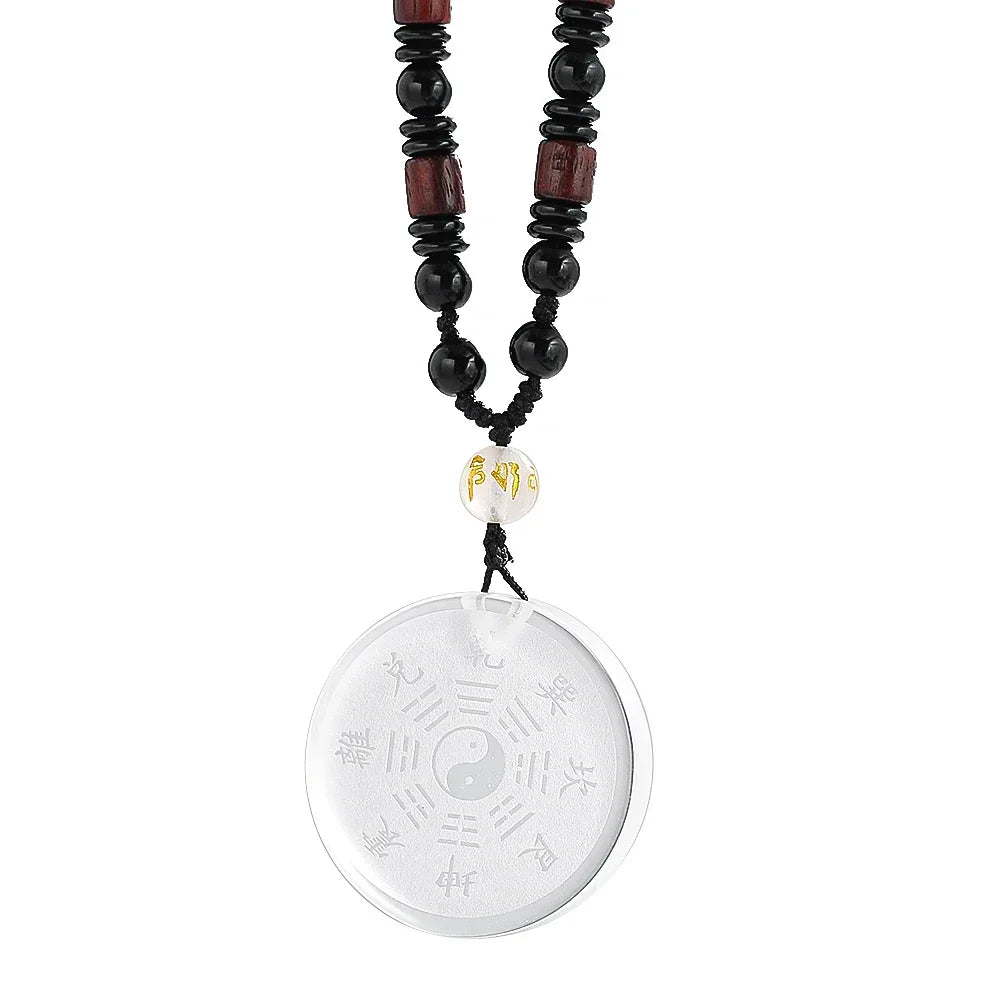Yin Yang Taiji Bagua Pendant Necklace — Chinese Lucky Amulet