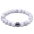 Natural Obsidian Stone Bracelet Magnetic Anxiety Relief Healthy Women Men Smoking Cessation Weight Loss Black Beads