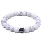 Natural Obsidian Stone Bracelet Magnetic Anxiety Relief Healthy Women Men Smoking Cessation Weight Loss Black Beads