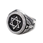 Fashion Punk Vintage Skull Ring Stainless Steel Gothic Biker Ring For Men Women Unique Viking Amulet Jewelry Gift