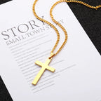 Minimalist Pendant Chain Necklace — Stainless Steel