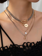 Devil's Eye Multi-Layer Chain Necklace