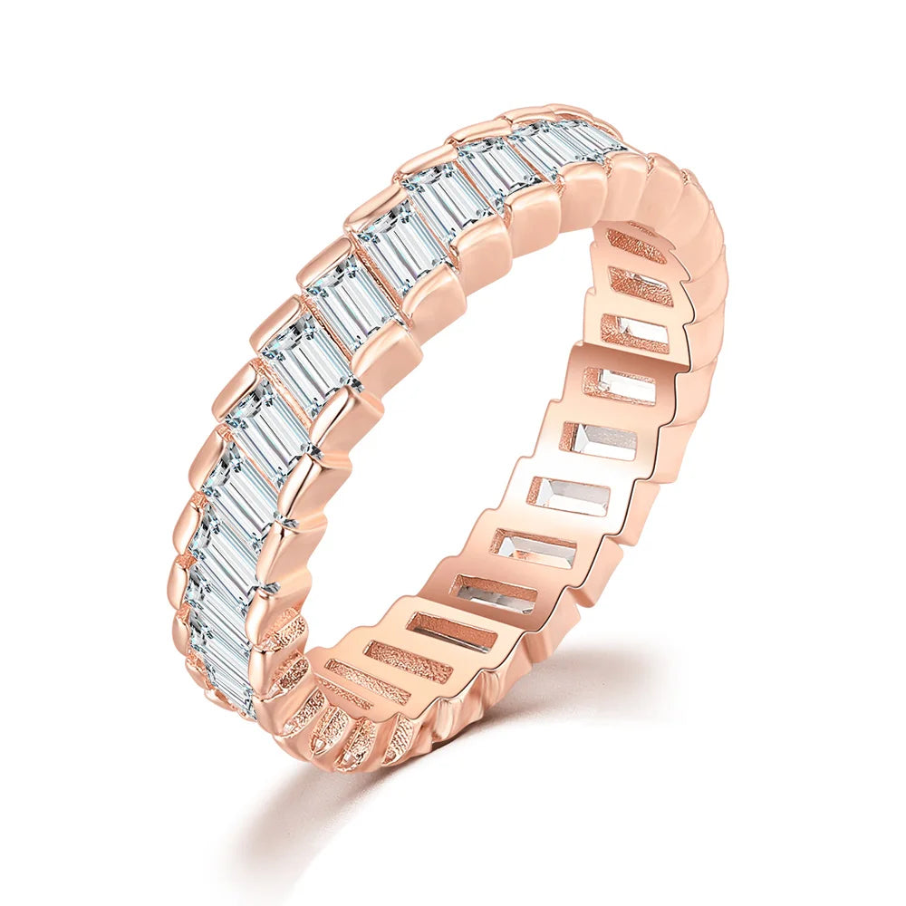 Iced Out Cuban Tennis Ring — Stainless