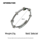 Double Layer Wire Nut Bracelet — Stainless Steel, Gold or Silver